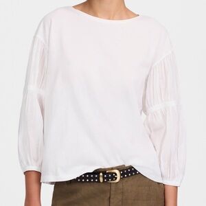 Madewell Women's White Long Sleeve Blouse, small, GUC